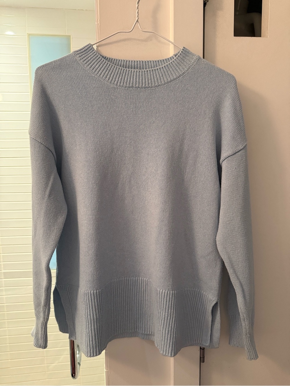 Light Blue Zara Crewneck Sweater